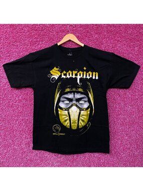 Mortal Kombat Scorpion "Get Over Here!" Game T-Shirt Large XL